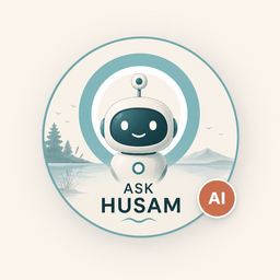 Ask Husam AI character